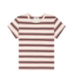 Parke Holiday Striped T-Shirt Eggnog Stripe