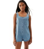 Parke Tank Top Denim Romper