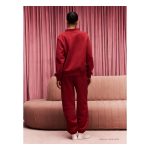 Parke Crimson Varsity Mockneck Sweatshirt