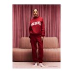 Parke Crimson Varsity Mockneck Sweatshirt