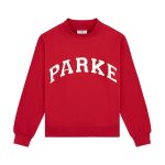 Parke Crimson Varsity Mockneck Sweatshirt