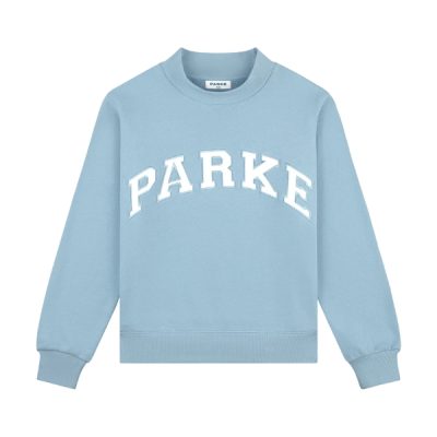 Back to School Varsity Sky Mockneck Sweatshirt