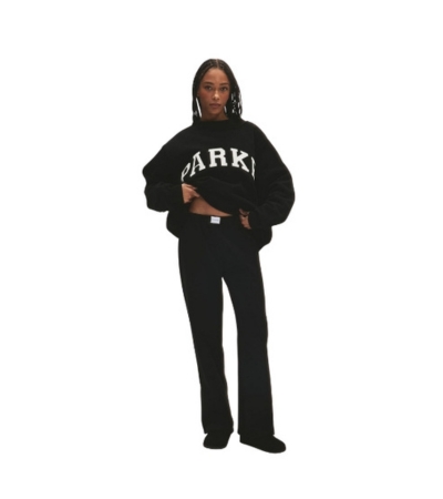 Parke Black Boxer Sweatpants