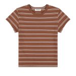 Parke Brown Stripe Cotton TShirt