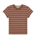 Parke Brown Stripe Cotton TShirt