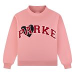 Parke Denim Heart Varsity Mockneck