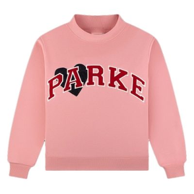 Parke Denim Heart Varsity Mockneck
