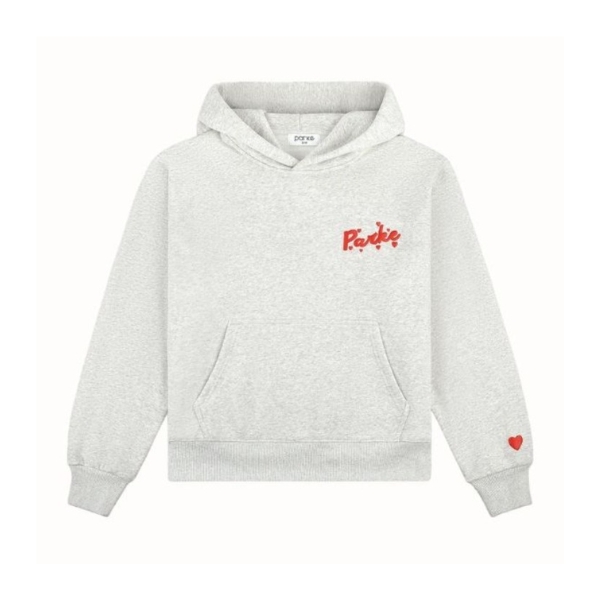Parke Hoodie with Red Heart Parke Hoodie with Red Heart