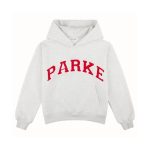 Parke Hoodie with Red Logo