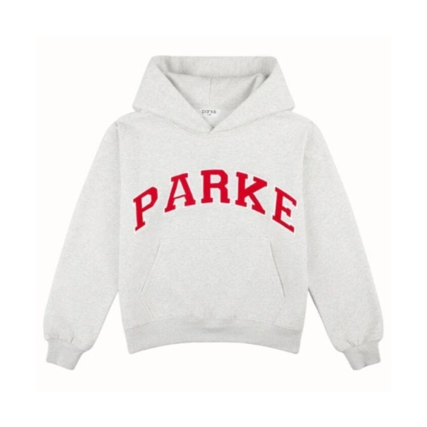 Parke Hoodie with Red Logo Parke Hoodie with Red Logo