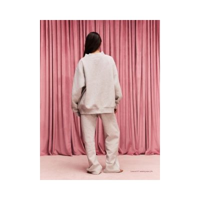 Parke Jean Heart Varsity Mockneck Sweatshirt