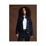 Parke Lined Denim Bomber Jacket