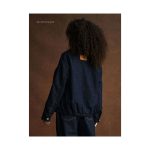Parke Lined Denim Bomber Jacket