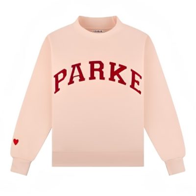 Parke Varsity Valentine’s Mockneck Pullover