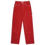 Parkee Washed Red Carpenter Denim Jeans