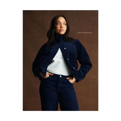 parke Classic Lined Corduroy Bomber Jacket