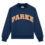 Back to School Collection Parke Varsity Denim Sweatshirt