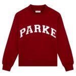 Back to School Varsity Parke Sweatshirt in Maroon