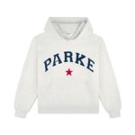 Parke Star Hoodie in Heather Grey
