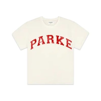 Red Parke Varsity Style Tee